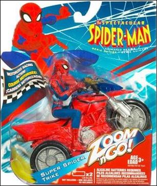Spectacular Spider-Man (Animated) Zoom 'n Go figure 3 Super Spider Trike (Spider-Man)