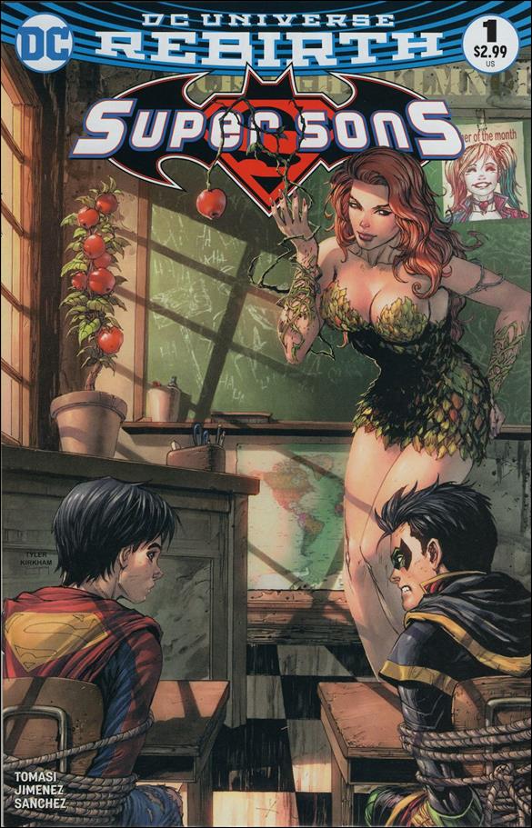 Super Sons issue 1-E T. Kirkham Unknown Comics Poison Ivy Cover 1/1500