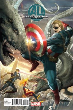Age of Ultron issue 8-C 7th Orange 1:50 Cover
