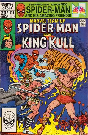 Marvel Team-Up (1972) issue 112-B UK Price Cover