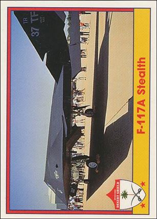 Operation Desert Shield (Base Set) card 85 F-117A Stealth