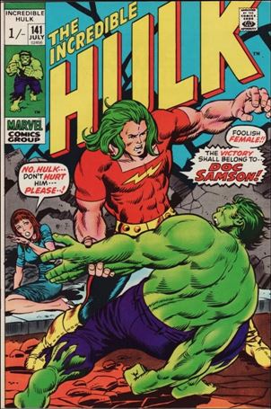 Incredible Hulk (1968) issue 141-B UK Price Cover
