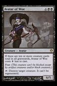 Magic the Gathering: Archenemy (Base Set) card 9 Avatar of Woe