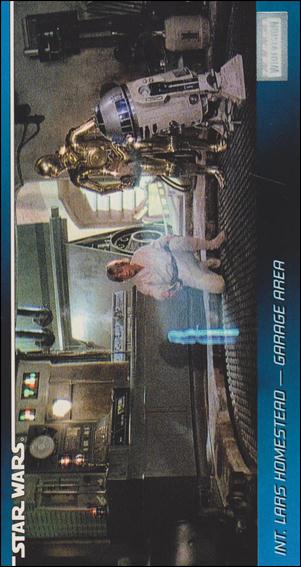 Star Wars Widevision (Base Set) card 17 Int. Lars Homestead - Garage Area