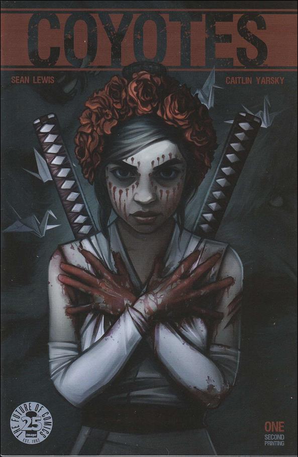Coyotes issue 1-B Red Logo Second Printing Cover