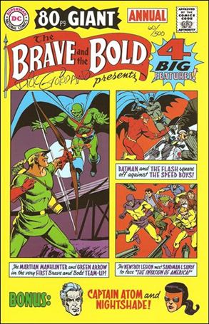 Brave and the Bold Annual issue 1-B Dynamic Forces (Signed by Dick Giordano) 1/500 