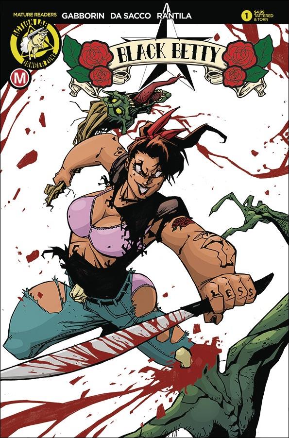 Black Betty issue 1-D Marco Maccagni Tattered & Torn Cover