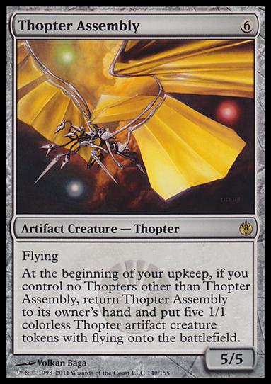 Magic the Gathering: Mirrodin Besieged (Base Set) card 140 Thopter Assembly