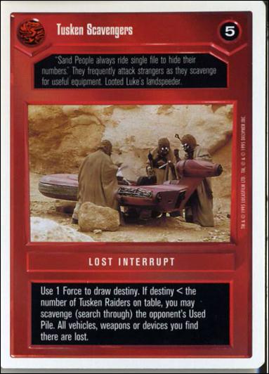 Star Wars: Premiere Unlimited (Base Set) card 100 Tusken Scavengers