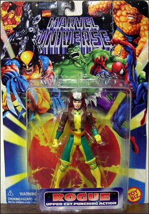 Marvel Universe (1996) figure 7 Rogue (with Upper Cut Punching Action)