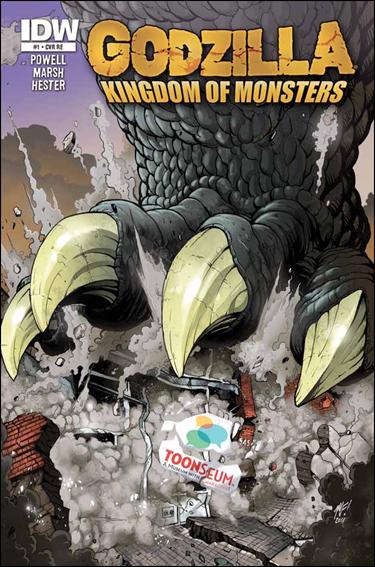 Godzilla: Kingdom of Monsters issue 1-NZ New Dimension Comics / Toonseum Cover 1/500