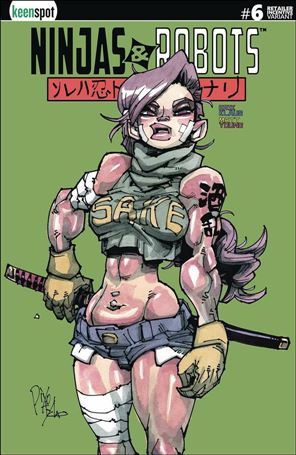 Ninjas and Robots issue 6-C Hirano Piyotycho 1:5 Cover