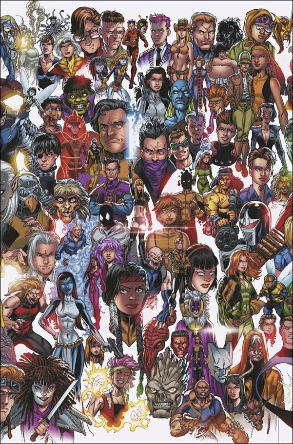 New Mutants (2020) issue 1-C Mark Bagley Every Mutant Ever Connecting Cover