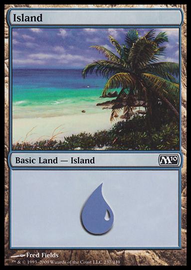 Magic the Gathering: 2010 Core Set (Base Set) card 237 Island