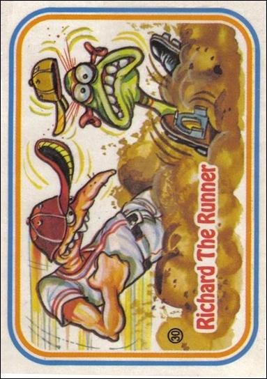 Awsome! All-Stars (Base Set) card 30-B Richard the Runner / Puzzle Back