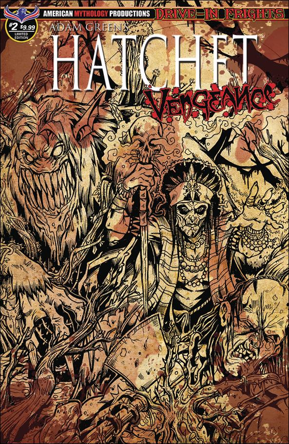 Hatchet: Vengeance issue 2-C Puis Calzada Bloody Horror Cover 1/350