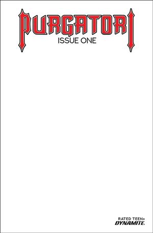 Purgatori (2021) issue 1-E Blank Authentix Cover