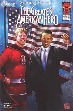 Greatest American Hero issue 3-B Barack Obama Cover
