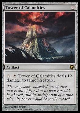 Magic the Gathering: Scars of Mirrodin (Base Set) card 212 Tower of Calamities