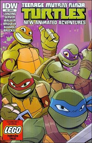 IDW Comic - top Nickelodeon Lego Teenage Mutant Ninja Turtles TMNT #1 - 2014 SDCC