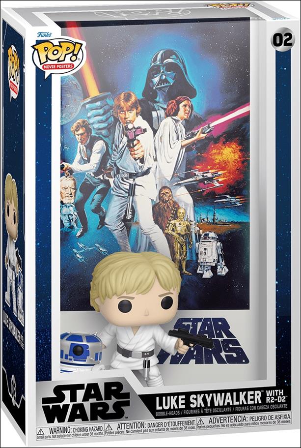 Pop! Movie Posters figure 2 Luke Skywalker with R2-D2