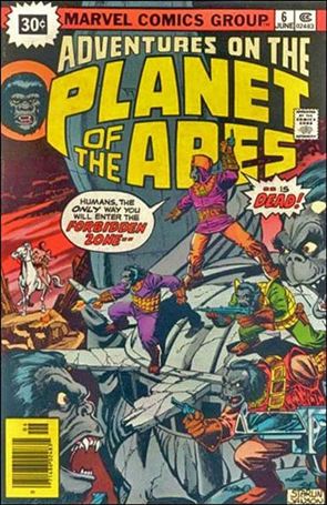 Adventures on the Planet of the Apes issue 6-B 30 Cent Price Cover