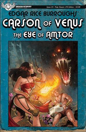 Carson of Venus: The Eye of Amtor issue 3-B Pulp Cover 1/350