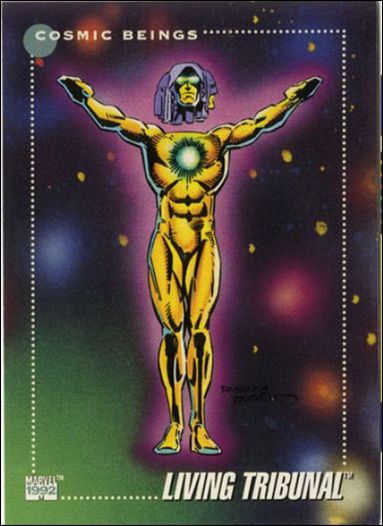 Marvel Universe: Series 3 (Base Set) card 153 Living Tribunal