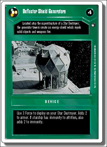 Star Wars: Hoth Revised (Base Set) card 13 Deflector Shield Generators