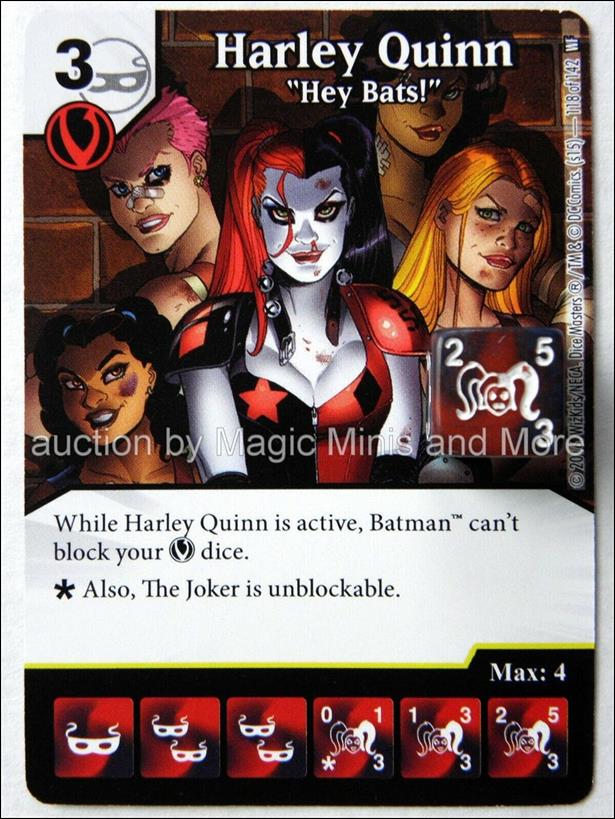 DC Comics Dice Masters World's Finest card 118 Harley Quinn: "Hey Bats!"