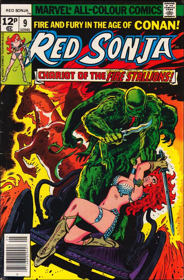 Red Sonja (1977) issue 9-B UK Price Cover