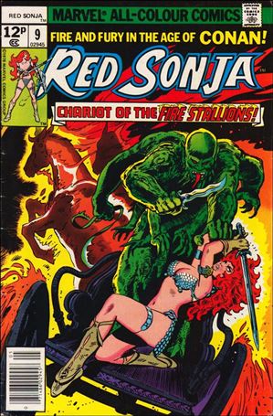 Red Sonja (1977) issue 9-B UK Price Cover