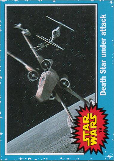 Star Wars Heritage  (Base Set) card 19 Death Star under attack