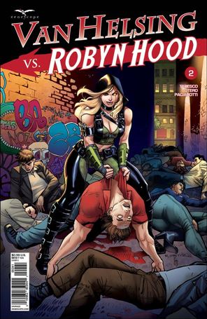 Van Helsing vs Robyn Hood issue 2-D Richard Ortiz Cover