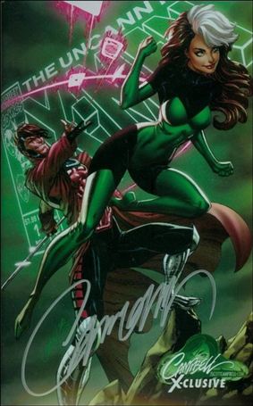 Uncanny X-Men (2019) issue 1-VHA J. Scott Campbell Rogue/Gambit Signed Cover 1/2300