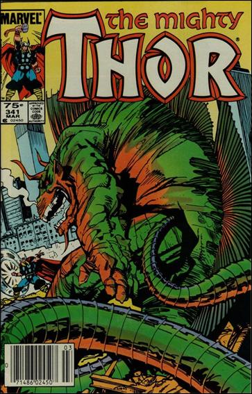 Thor (1966) issue 341-B Canadian Price Cover