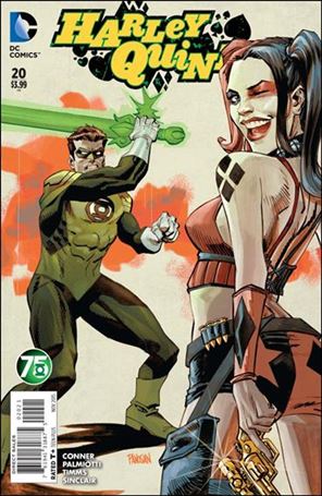 Harley Quinn (2014) issue 20-B Dan Panosian Green Lantern 75th Anniversary Cover
