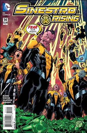 Sinestro issue 14 Brad Walker Cover