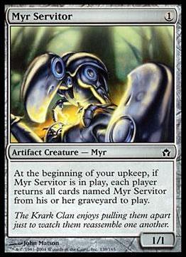 Magic the Gathering: Fifth Dawn (Base Set) card 139 Myr Servitor