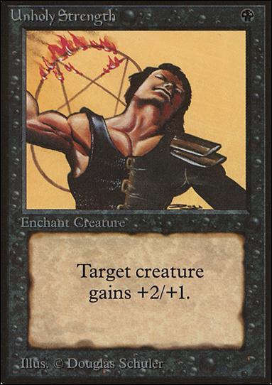 Magic the Gathering: Limited Edition Beta (Base Set) card 132 Unholy Strength