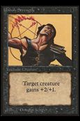 Magic the Gathering: Limited Edition Beta (Base Set) card 132 Unholy Strength