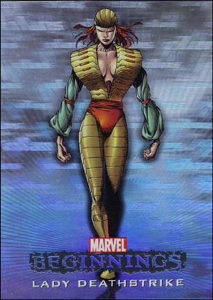 Marvel Beginnings: Series 1 (Marvel Villains Hologram Subset) card H-23 Lady Deathstrike