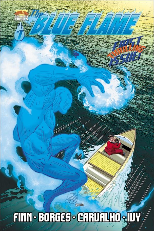 Blue Flame issue 1 Geraldo Borges Cover