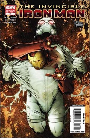 Invincible Iron Man (2008) issue 23-B Patrick Zircher Cover