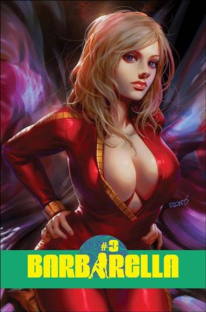 Barbarella (2021) issue 3-B Derrick Chew Cover