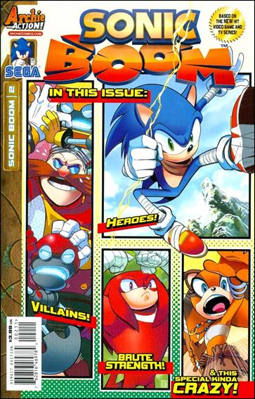 Sonic Boom issue 2 Patrick "Spaz" Spaziante Cover