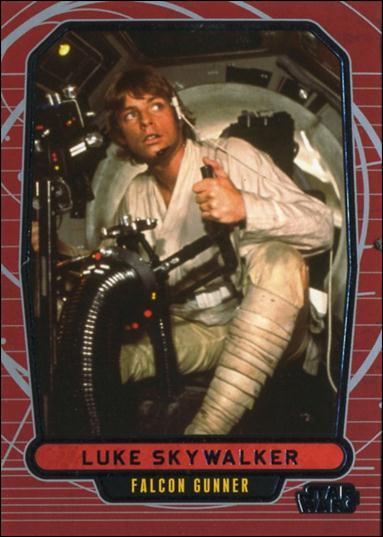 Star Wars Galactic Files (Expansion Subset) card 358 Luke Skywalker Falcon Gunner
