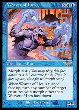 Magic the Gathering: Legions (Base Set) card 57 Weaver of Lies