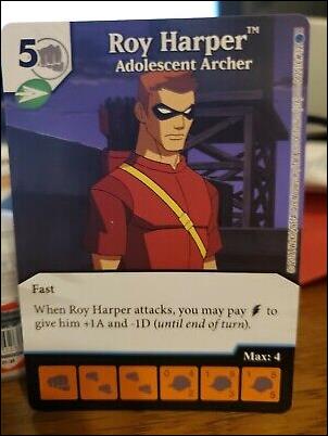 DC Comics Dice Masters Green Arrow and The Flash card DC2016. 12 Roy Harper: Adolescent Archer