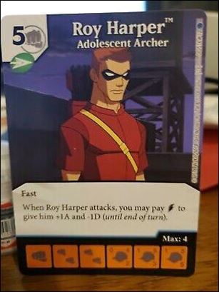 DC Comics Dice Masters Green Arrow and The Flash card DC2016. 12 Roy Harper: Adolescent Archer